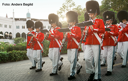 Tivoli Gardens in Copenhagen