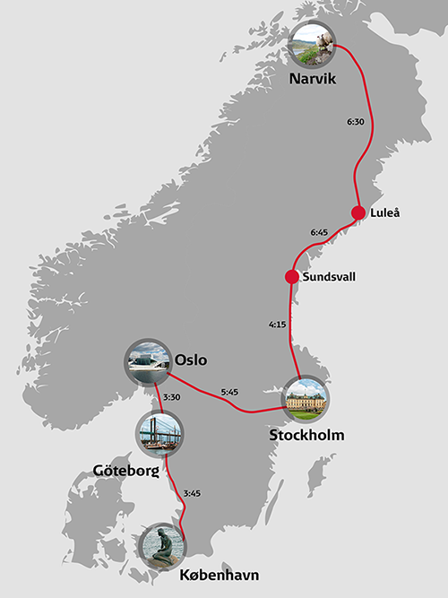 interrailrute-skandinavien