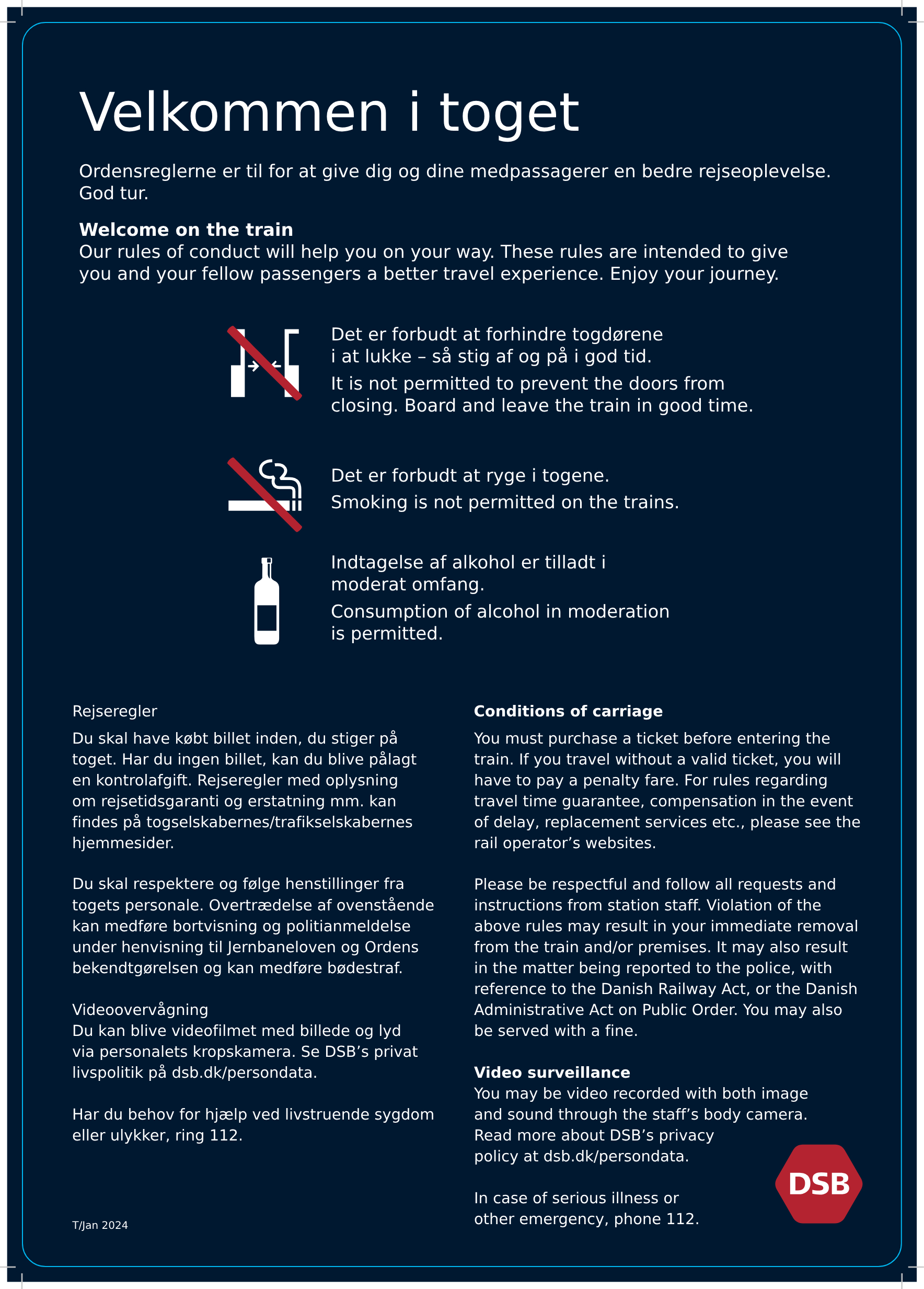 Ordensregler i toget