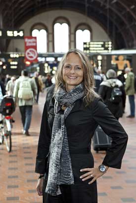 Heller Fuhrmann er den nye kundeambassadør i DSB. Foto: Signe Fiig Heller Fuhrmann er den nye kundeambassadør i DSB. Foto: Signe Fiig