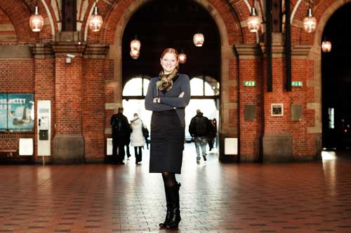 CSR chef Malene Kingo på Hovedbanegården. Foto: Stig Stasig