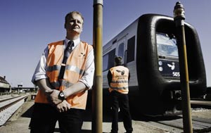 Lokomotivførerne på Lille Syd beretter om færre sporkrydsere, fortæller gruppeleder Ole Bøje Pedersen.