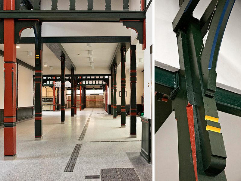 Østerport Stations træværk