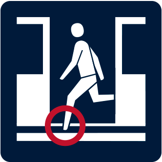 Pas på afstand mellem tog og perron