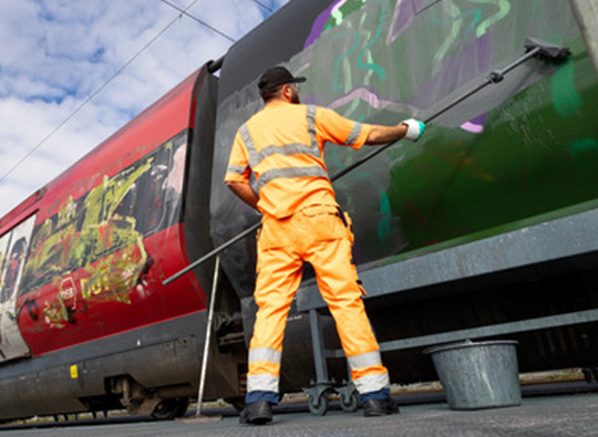 Graffitiafrensning skal øge trygheden