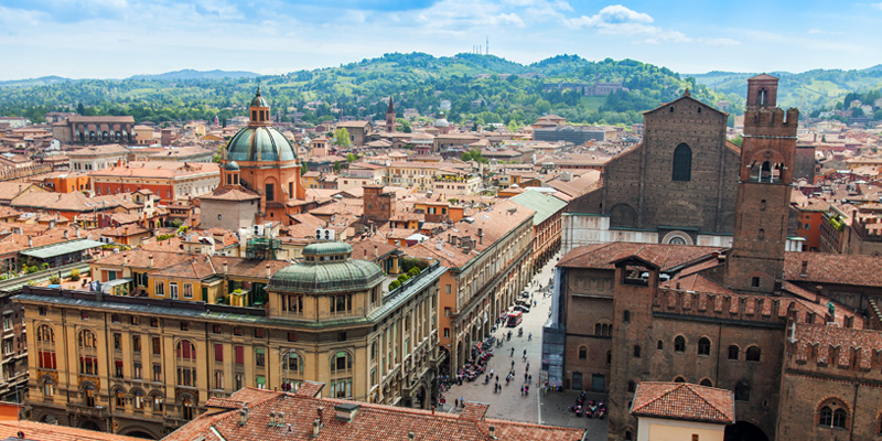 Tag toget til Bologna